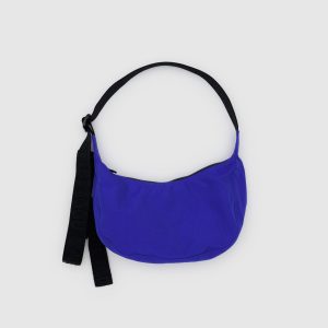Small Nylon Crescent Bag Lapis