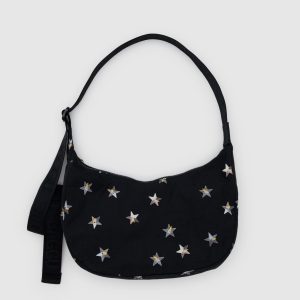 Medium Nylon Crescent Bag Stars