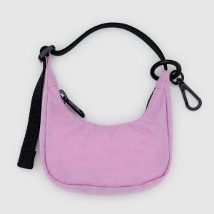 Crescent Bag Charm Peony