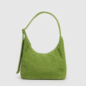 Mini Nylon Shoulder Bag  Green Juice