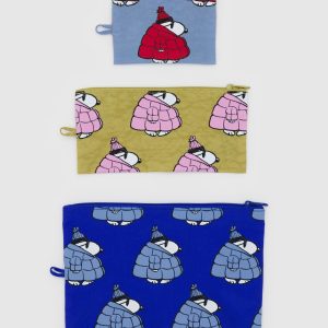 Flat Pouch Set Puffer Snoopy