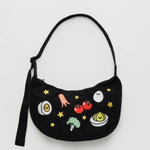 Medium Nylon Crescent Bag