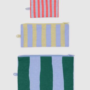 Flat Pouch Set Painted Stripe