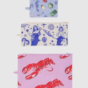 Flat Pouch Set Sea Creatures