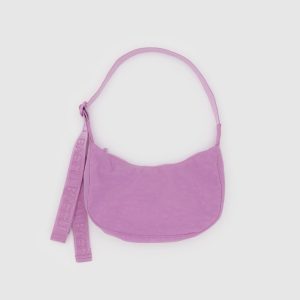 Small Nylon Crescent Bag Peony