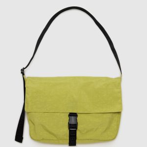 Nylon Messenger Bag Lemongrass