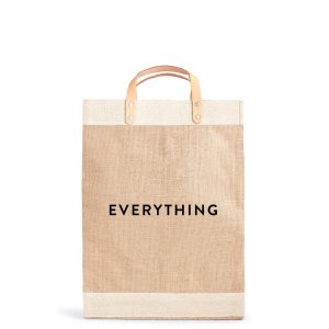 Market Bag in Natural with Everything