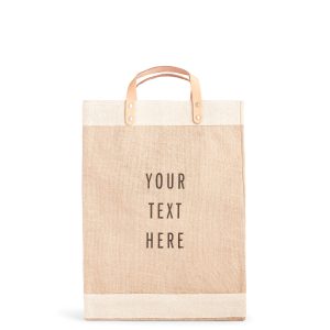 Market Bag - Between the Handle Text