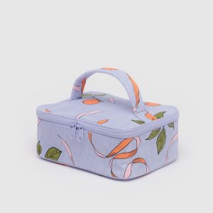 Small Cosmetic Case Apricots & Ribbons