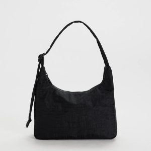 Mini Nylon Shoulder Bag  Black
