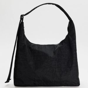 Nylon Shoulder Bag Black
