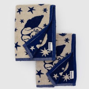 Hand Towel Set of 2 Cherub Bows