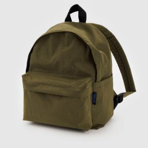 Medium Nylon Backpack Seaweed