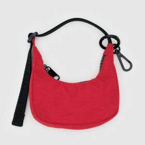 Crescent Bag Charm Candy Apple