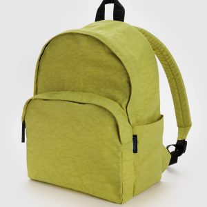 Large Nylon Backpack Lemongrass