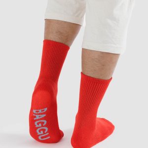 Ribbed Sock Candy Apple